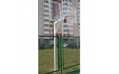 Стойка баскетбольная стационарная под бетонирование вынос 1,0 м АТ163