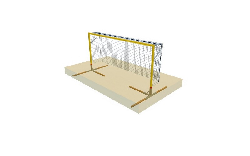 Ворота для пляжного футбола 5х2 м, на стаканах, АТ578