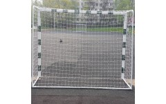 Сетка для мини-футбольных ворот, нить 3,0 мм, ячейка 100х100 мм, белая АТ196