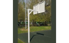 Стойка баскетбольная стационарная под бетонирование вынос 1,6 м АТ165