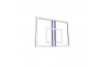 Щит баскетбольный тренировочный 1200x900 мм, оргстекло 10 мм, с основанием АТ158