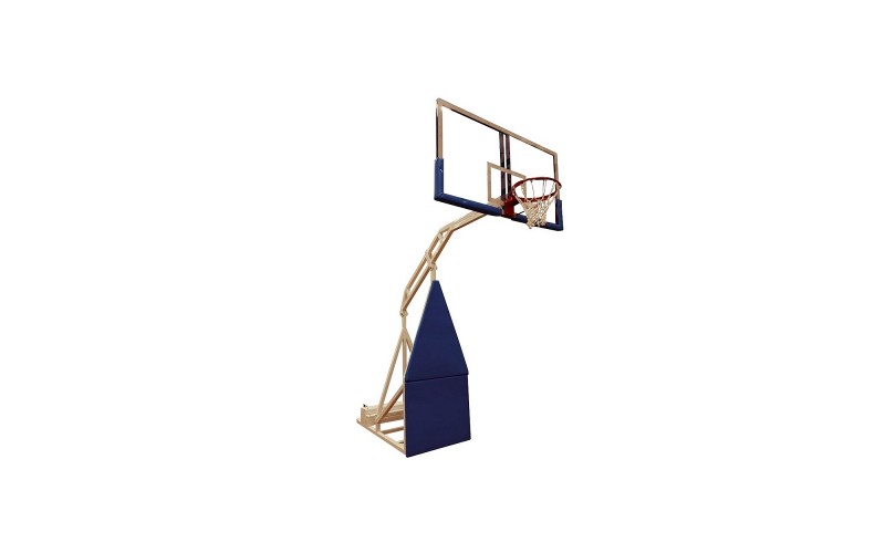 Стойка баскетбольная мобильная складная с гидравлическим механизмом, МАССОВАЯ, вынос 3,25 м АТ172
