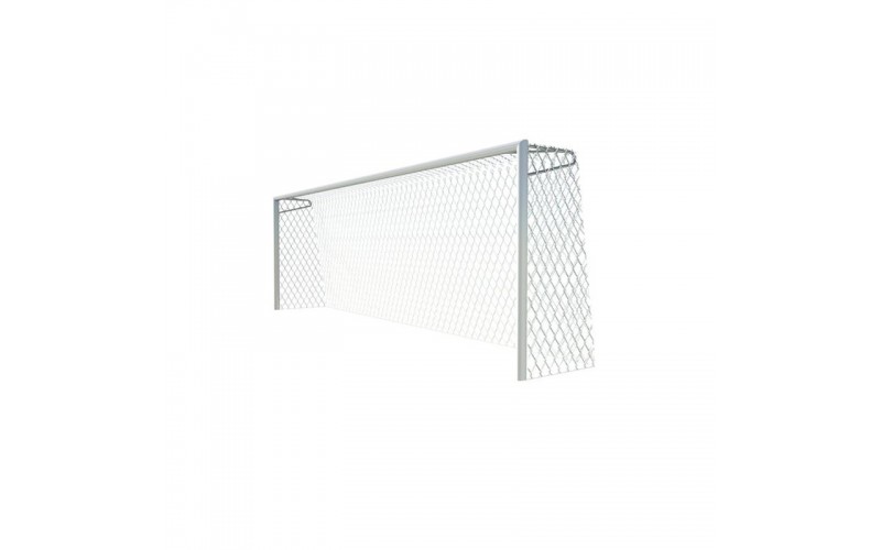 Ворота футбольные Алюминиевые 7,32х2,44 м ТИП 2, Сертификат ГОСТ, на стаканах АТ630