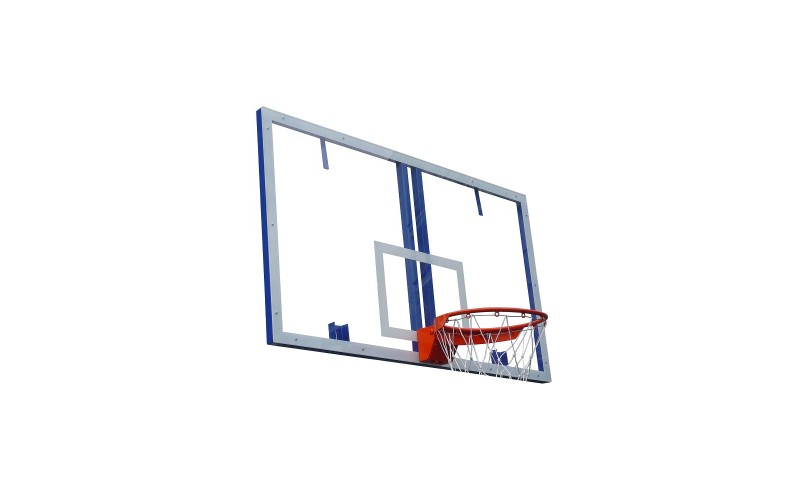 Щит баскетбольный игровой 1800x1050 мм, оргстекло 15 мм, с основанием АТ161